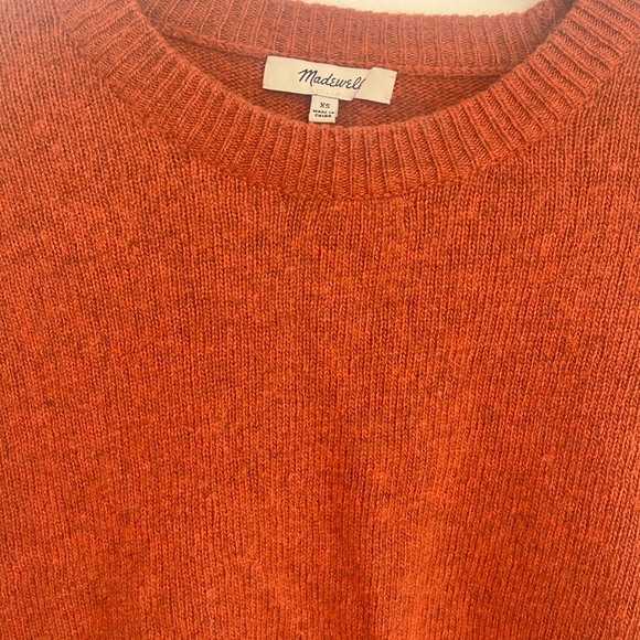 Womens Madewell Ayres Wide Sleeve Wool Blend Pullover Sweater - Size XS - Picture 3 of 5